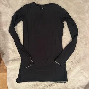 lululemon athletica reversible Black Long Sleeve Top or short dress size small